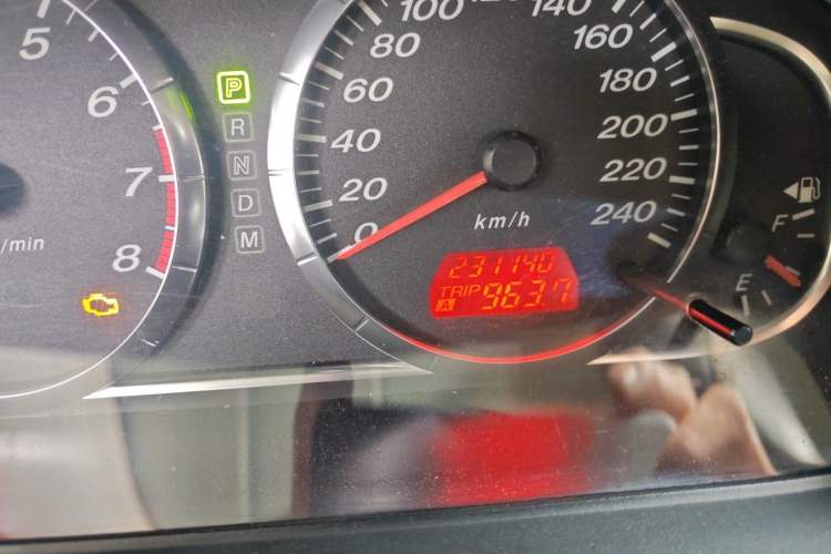 Used Mazda 6 2008 2.0L Automatic Fashion Edition Odometer Close Up
