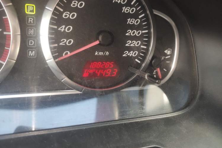 Used Mazda 6 2008 2.0L Automatic Fashion Edition Odometer Close Up