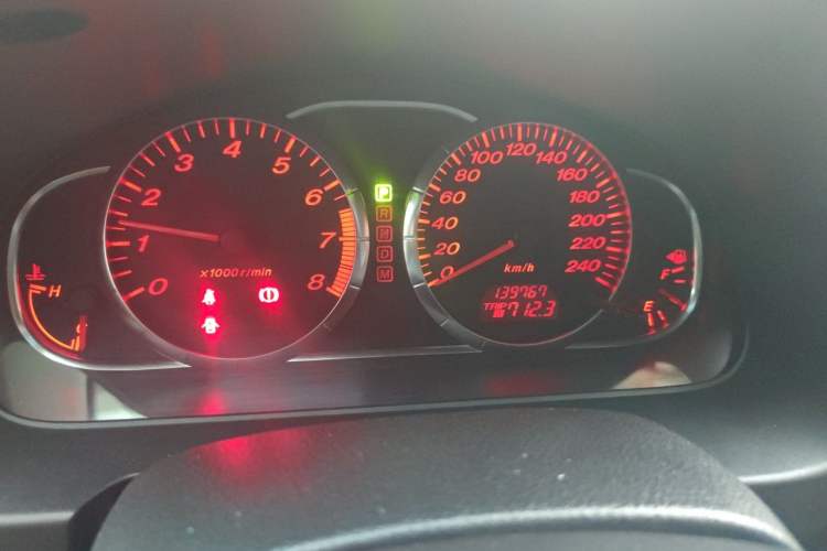 Used Mazda 6 2008 2.0L Automatic Fashion Edition Odometer Close Up
