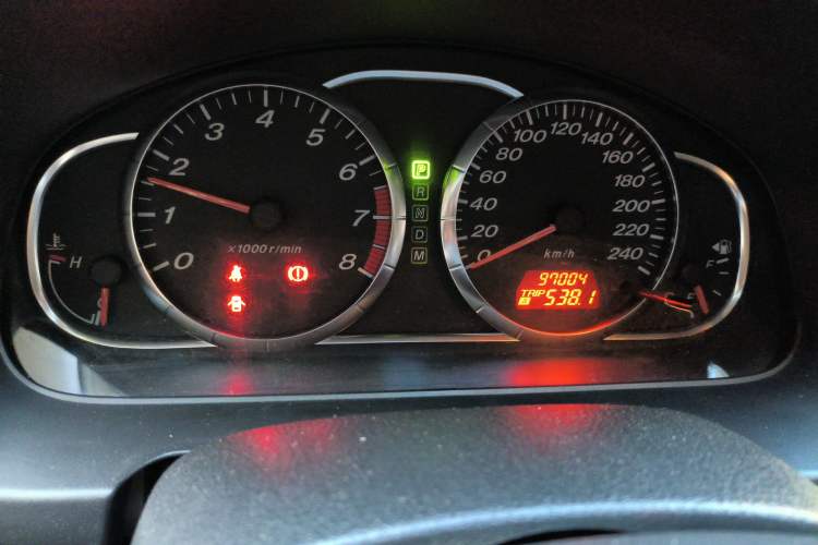 Used Mazda 6 2008 2.0L Automatic Fashion Edition Odometer Close Up