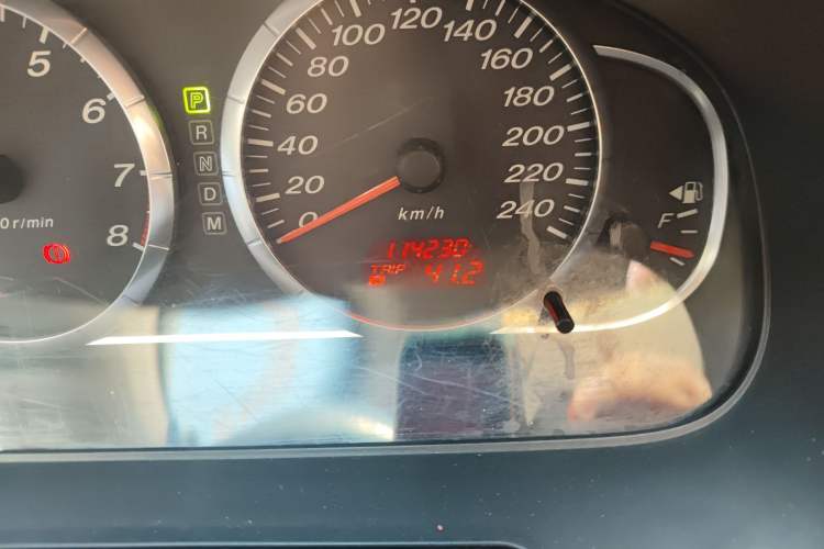 Used Mazda 6 2008 2.0L Automatic Fashion Edition Odometer Close Up