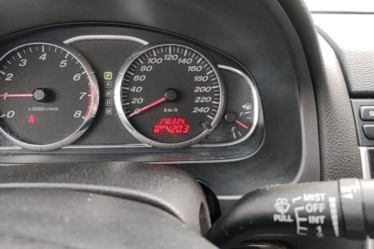 Used Mazda 6 2008 2.0L Automatic Fashion Edition Odometer Close Up