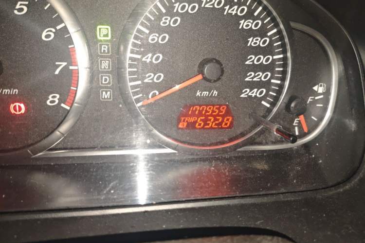 Used Mazda 6 2008 2.0L Automatic Fashion Edition Odometer Close Up