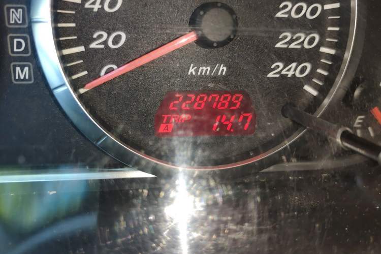 Used Mazda 6 2008 2.0L Automatic Fashion Edition Odometer Close Up
