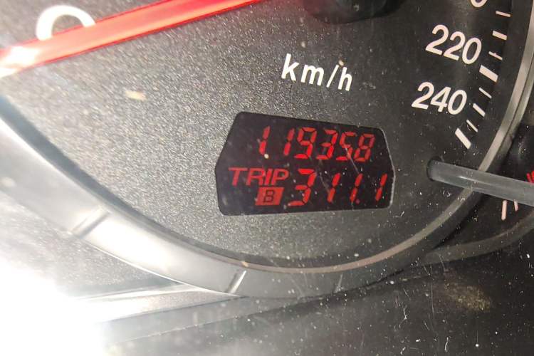 Used Mazda 6 2008 2.0L Automatic Fashion Edition Odometer Close Up