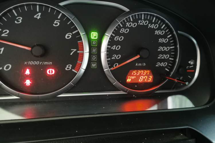 Used Mazda 6 2008 2.0L Automatic Fashion Edition Odometer Close Up