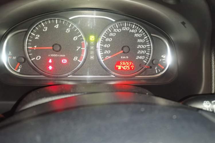 Used Mazda 6 2008 2.0L Automatic Fashion Edition Odometer Close Up