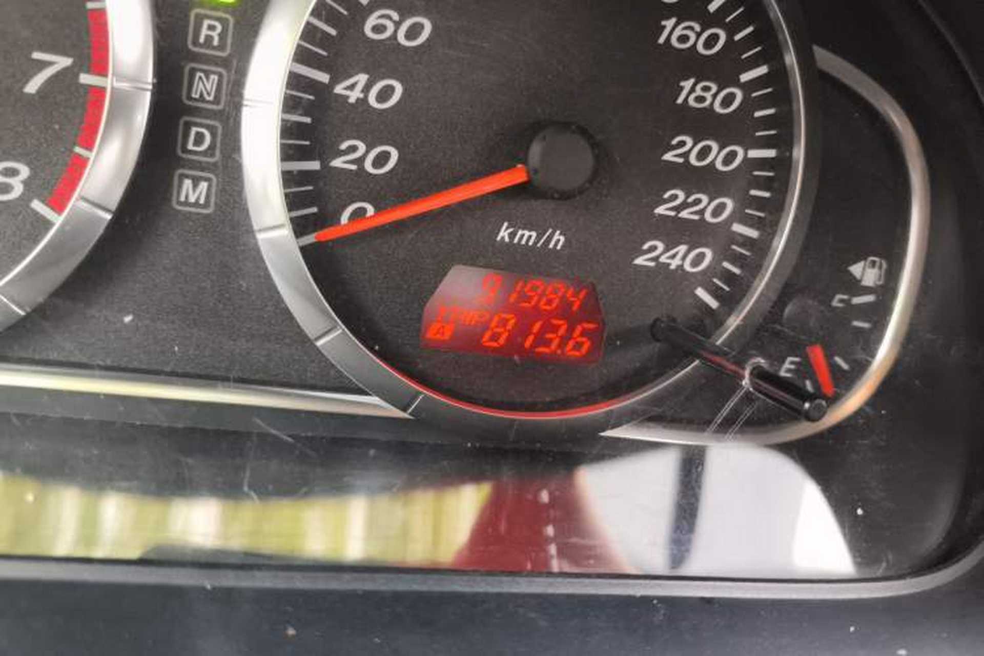 Used Mazda 6 2008 2.0L Automatic Fashion Edition Odometer Close Up