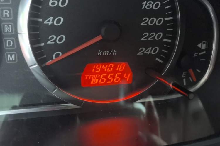Used Mazda 6 2008 2.0L Automatic Fashion Edition Odometer Close Up