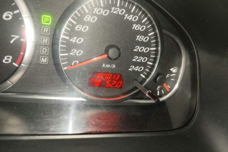 Used Mazda 6 2008 2.0L Automatic Fashion Edition Odometer Close Up