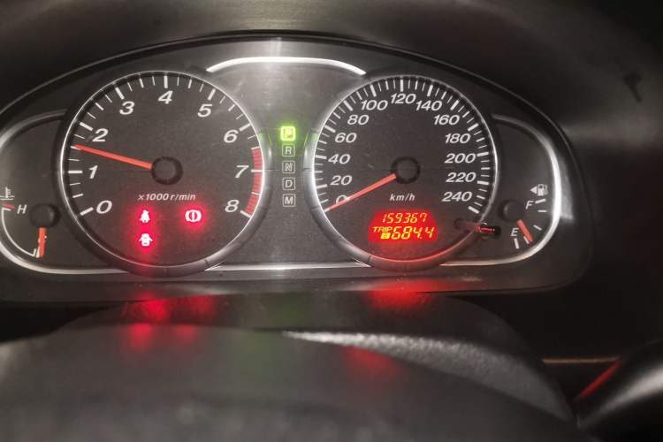 Used Mazda 6 2008 2.0L Automatic Fashion Edition Odometer Close Up