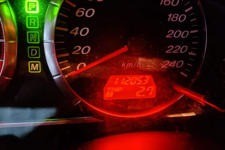 Used Mazda 6 2008 2.0L Automatic Fashion Edition Odometer Close Up