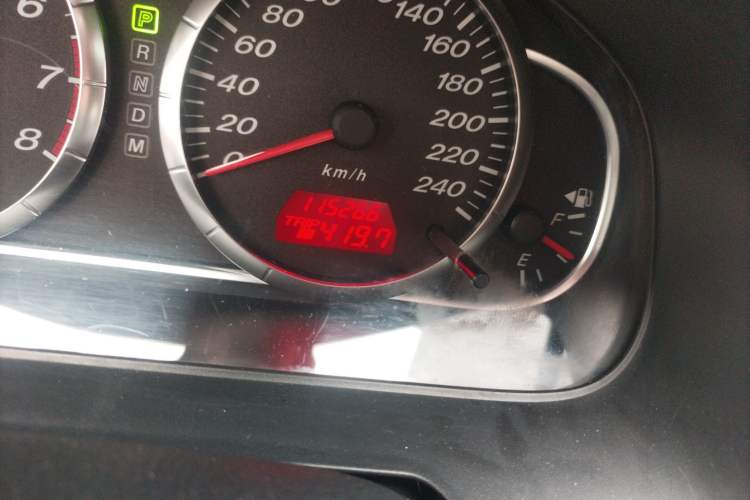 Used Mazda 6 2008 2.0L Automatic Fashion Edition Odometer Close Up