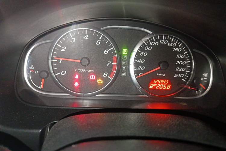 Used Mazda 6 2008 2.0L Automatic Fashion Edition Odometer Close Up
