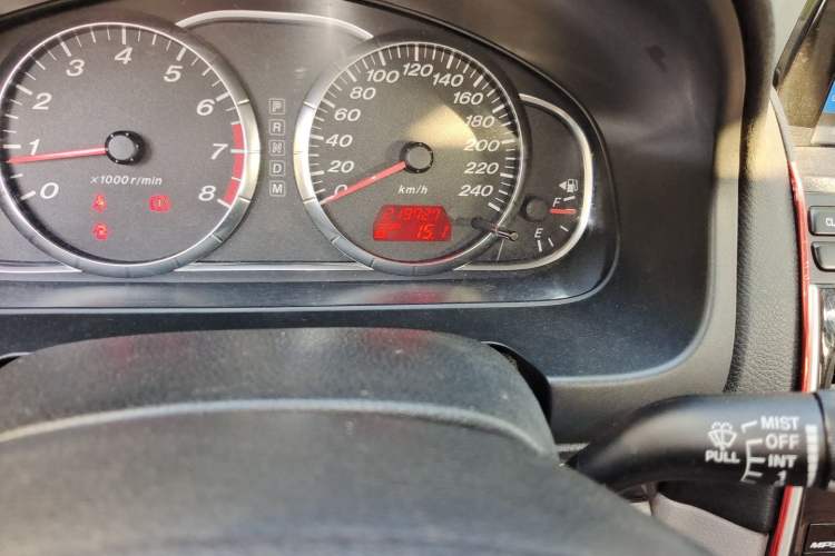 Used Mazda 6 2008 2.0L Automatic Fashion Edition Odometer Close Up