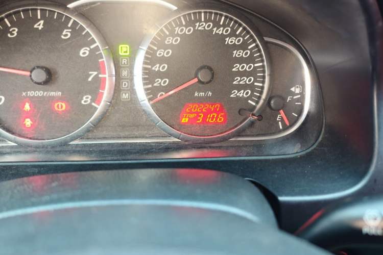 Used Mazda 6 2008 2.0L Automatic Fashion Edition Odometer Close Up