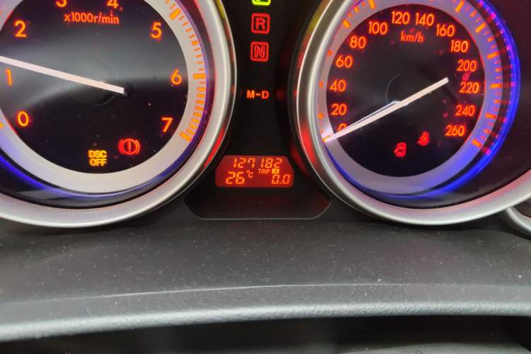 Used Mazda 6 2009 2.5L Automatic Prestige Edition Odometer Close Up