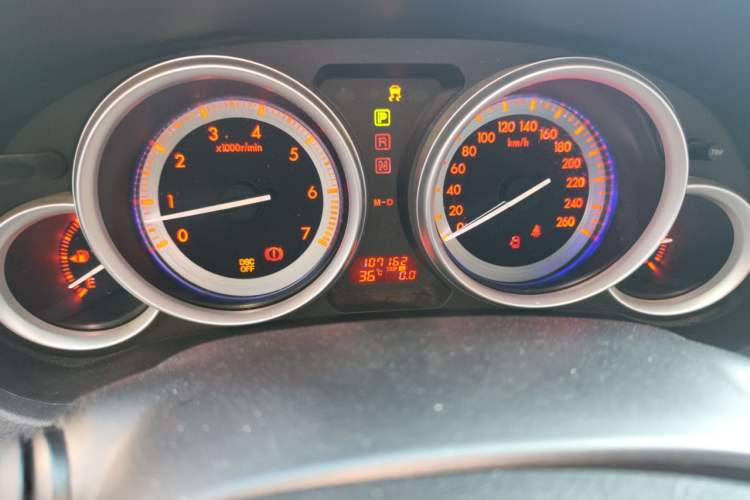 Used Mazda 6 2009 2.5L Automatic Prestige Edition Odometer Close Up