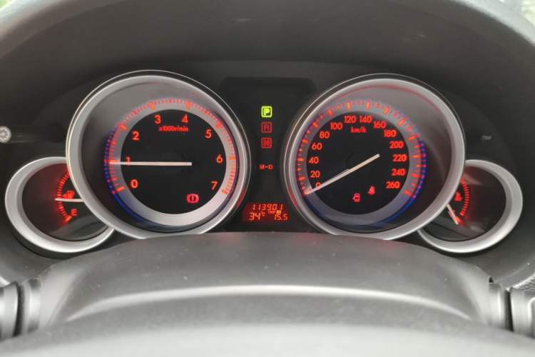 Used Mazda 6 2009 2.5L Automatic Prestige Edition Odometer Close Up