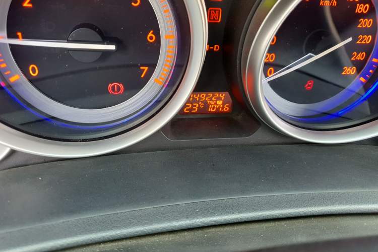 Used Mazda 6 2009 2.5L Automatic Supreme Edition Odometer Close Up