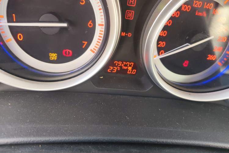 Used Mazda 6 2009 2.5L Automatic Prestige Edition Odometer Close Up