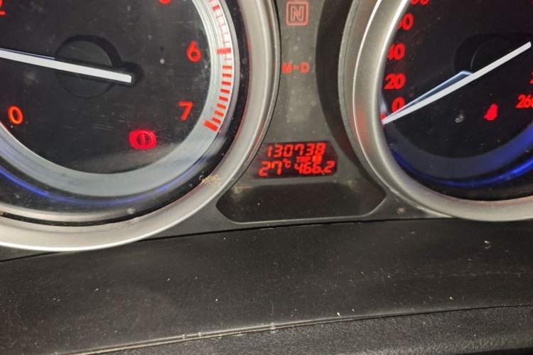 Used Mazda 6 2009 2.5L Automatic Prestige Edition Odometer Close Up