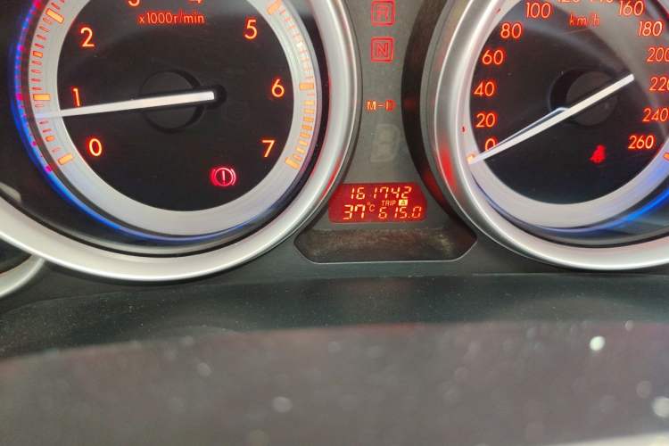 Used Mazda 6 2009 2.5L Automatic Prestige Edition Odometer Close Up