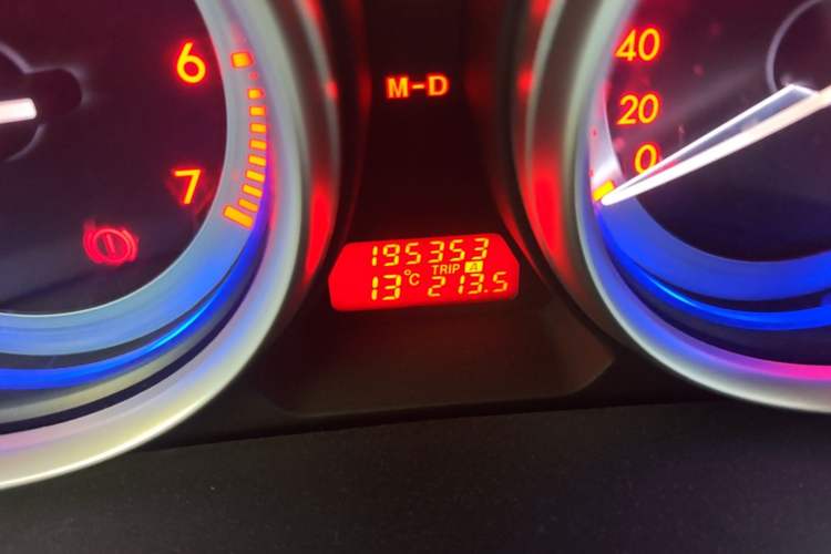 Used Mazda 6 2009 2.5L Automatic Prestige Edition Odometer Close Up