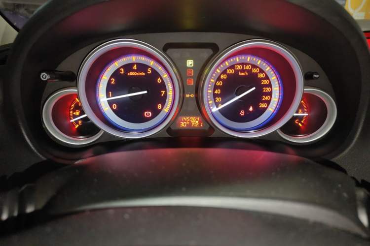 Used Mazda 6 2010 Coupe 2.0L Automatic Luxury Edition Odometer Close Up