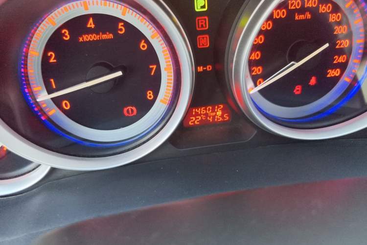 Used Mazda 6 2010 2.0L Automatic Luxury Edition Odometer Close Up