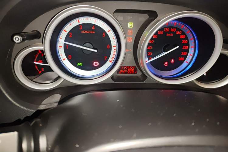 Used Mazda 6 2010 Coupe 2.5L Automatic Supreme Edition Odometer Close Up