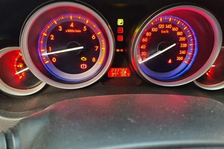 Used Mazda 6 2010 2.0L Automatic Luxury Edition Odometer Close Up