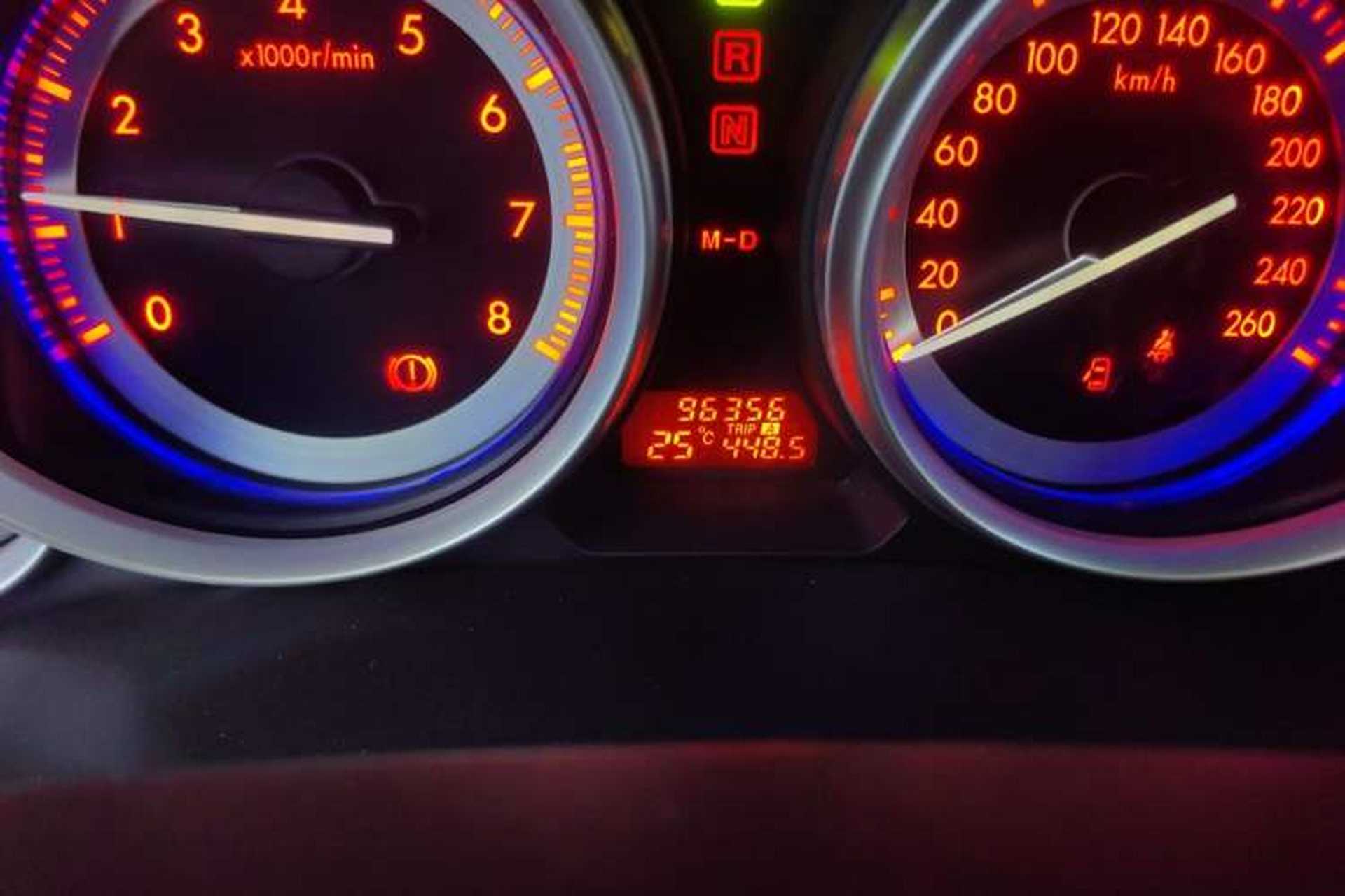 Used Mazda 6 2010 2.0L Automatic Luxury Edition Odometer Close Up