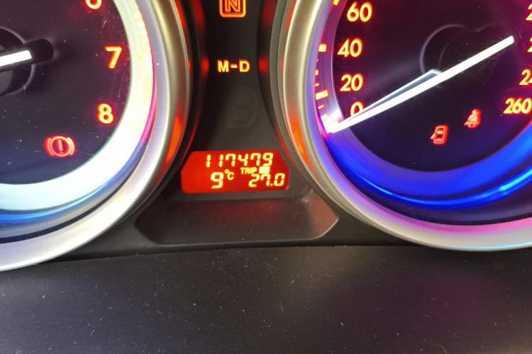 Used Mazda 6 2010 2.0L Automatic Luxury Edition Odometer Close Up