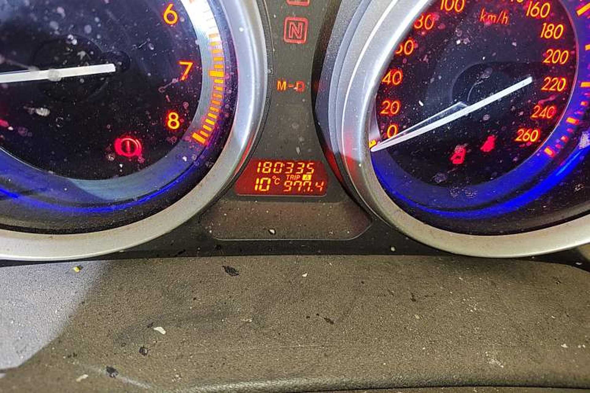Used Mazda 6 2010 2.0L Automatic Luxury Edition Odometer Close Up
