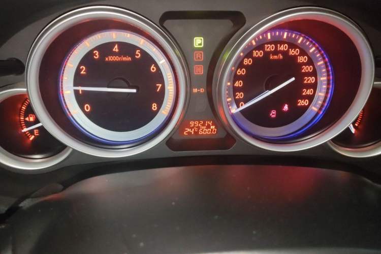 Used Mazda 6 2010 Coupe 2.0L Automatic Luxury Edition Odometer Close Up
