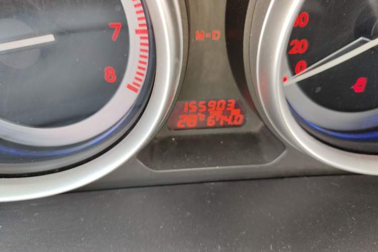 Used Mazda 6 2010 2.0L Automatic Luxury Edition Odometer Close Up