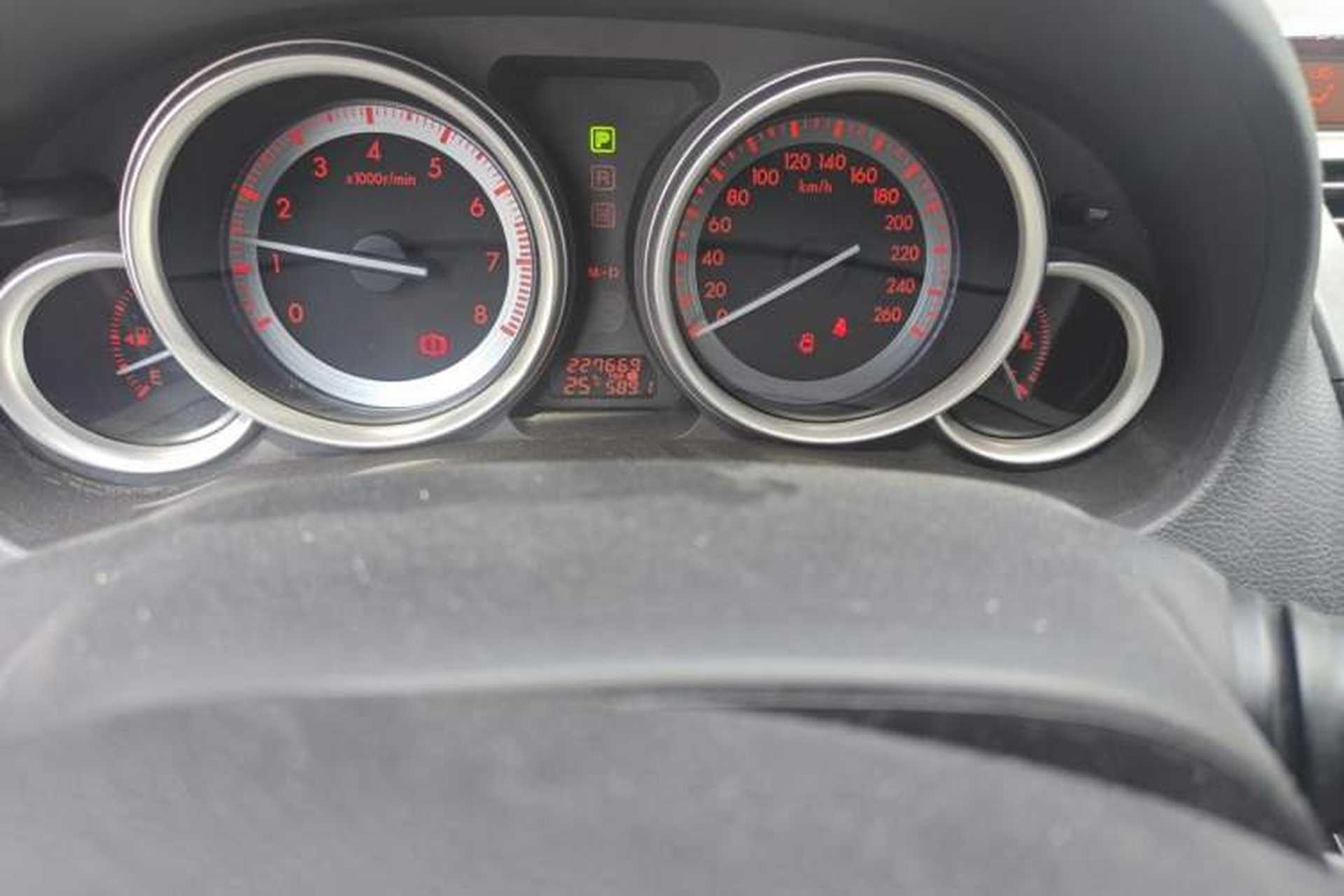 Used Mazda 6 2010 Coupe 2.0L Automatic Luxury Edition Odometer Close Up