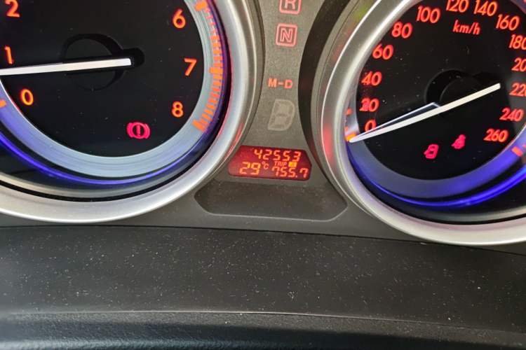 Used Mazda 6 2010 2.0L Automatic Luxury Edition Odometer Close Up