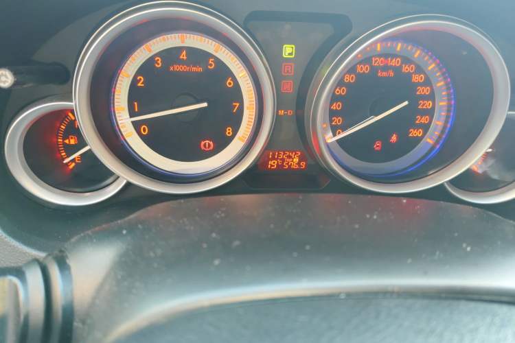 Used Mazda 6 2010 Coupe 2.0L Automatic Luxury Edition Odometer Close Up