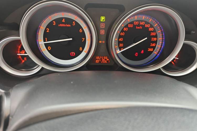 Used Mazda 6 2010 2.0L Automatic Luxury Edition Odometer Close Up
