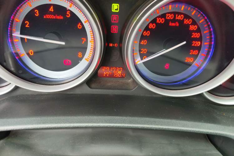 Used Mazda 6 2010 2.0L Automatic Luxury Edition Odometer Close Up