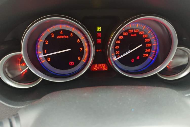 Used Mazda 6 2010 2.0L Automatic Luxury Edition Odometer Close Up