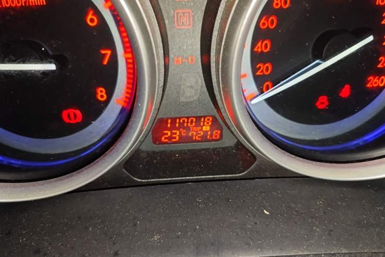 Used Mazda 6 2010 Coupe 2.0L Automatic Luxury Edition Odometer Close Up
