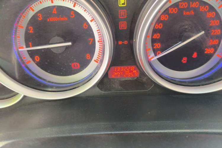 Used Mazda 6 2010 2.0L Automatic Luxury Edition Odometer Close Up