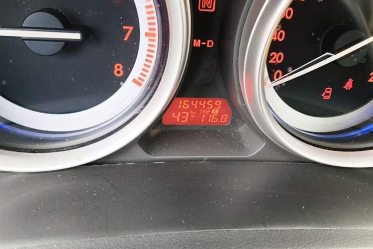 Used Mazda 6 2011 2.0L Automatic Elite Edition Odometer Close Up