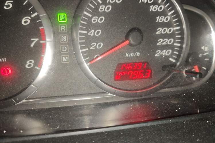Used Mazda 6 2011 2.0L Automatic Luxury Version Odometer Close Up