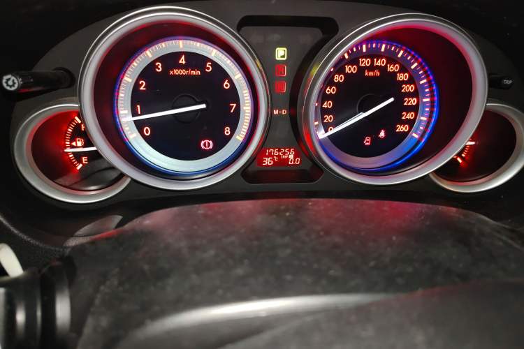 Used Mazda 6 2011 2.0L Automatic Elite Edition Odometer Close Up