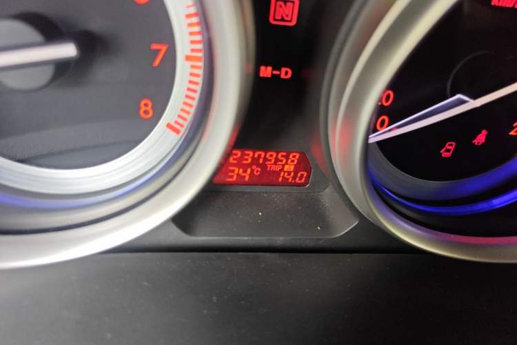 Used Mazda 6 2011 2.0L Automatic Elite Edition Odometer Close Up