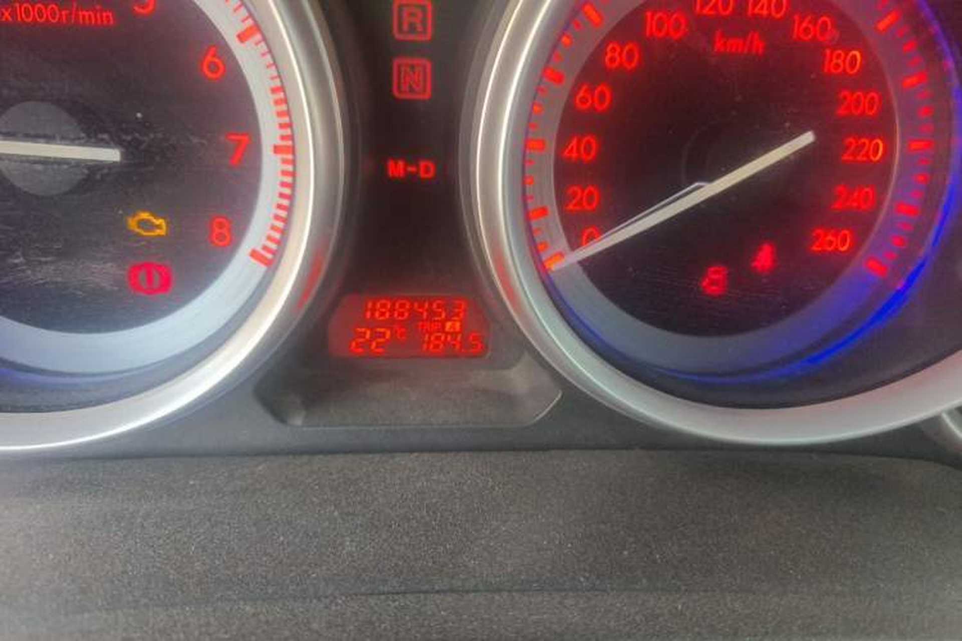 Used Mazda 6 2011 2.0L Automatic Elite Edition Odometer Close Up